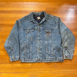 Carhartt | Jackets & Coats | Vtg 9s Carhartt J4 Blu Santa Fe Work